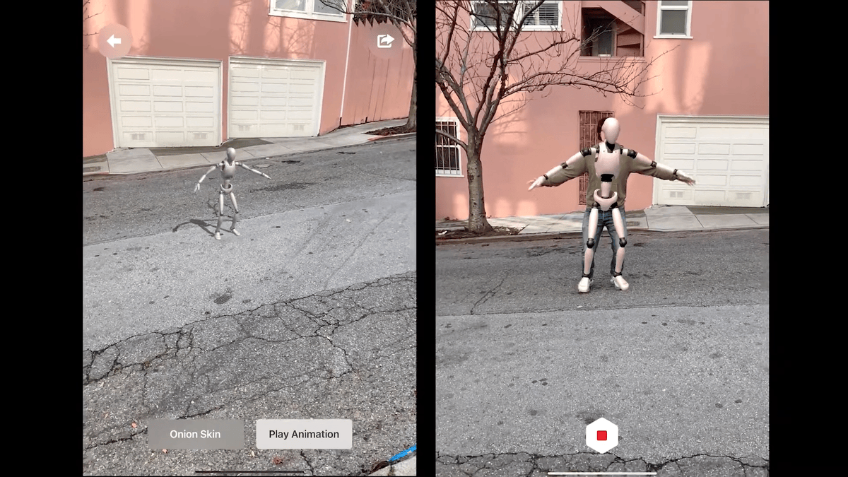 ARkit body tracking